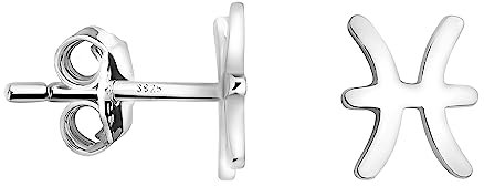 SOFIA MILANI - Damen Ohrringe 925 Silber - Fische Sternzeichen Ohrstecker - E2122