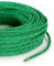 DRESS-Cavo Elettrico Trecciato Rivestito In Tessuto 3x0,75 12mt. Verde
