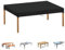SIMPHAUS Abdeckung Gartentisch 160x80x15cm Abdeckung Tischplatte Garten Abdeckung Tisch Schutzhülle Gartentisch Gartenmöbel Hülle für Gartentisch Abdeckung Winterfest Wasserdicht 420D Oxford Gewebe