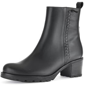 Gabor Damen Ankle Boots, Frauen Stiefeletten,Moderate Mehrweite (G),uebergangsstiefel,knöchelhoch,Stiefel,schwarz (Micro),41 EU / 7.5 UK