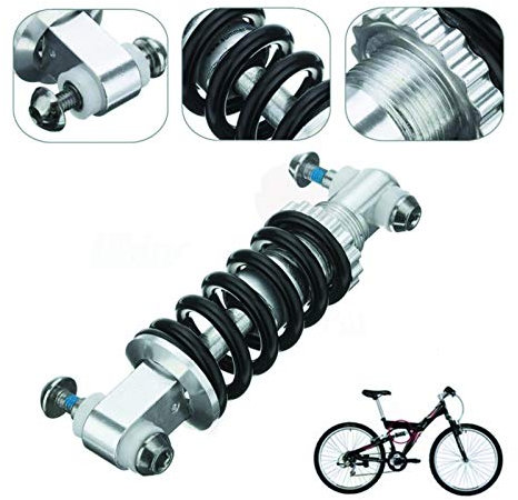 QiaoJun StoßDäMpfer,Fahrrad DäMpfer MTB-Hecksuspension-Dämpfer-Feder-Stoßdämpfer 125mm 450lbs Fahrradfederschock
