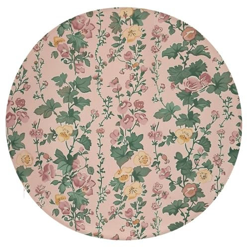 YJWANDO Quadratisches Kissen, mit kleinem Blumenmuster, Memory-Schaum-Kissen, weiches Stuhlkissen, Veranda-Sitzkissen, vielseitiges Kissen, Heimdekoration