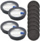 HEPA-Filter und 8 Schwammfilter, Ersatz für Afoddon A200Pro/A200, ORFELD B08/C10A/C10G/V16 Pro, kompatibel mit NEQUARE S12, S25, S26 Serie schnurlosen Staubsauger, 4 Stück