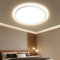 OTREN Plafon Luz LED Techo 28W, Ø30CM Lampara Downlight Panel Superficie 3000K, Plafones Modernas Redondo IP44 para Baño Pasillo Balcón Cocina Dormitorio Pared