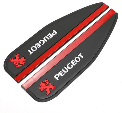 HJHYYHG 2 STÜCKE Auto Rückspiegel Regenschutz, für Peugeot 206 207 307 308 3008 4008 5008 Auto Rückspiegel Regen Augenbrauen Seitenspiegel Sonnenblende Zubehör