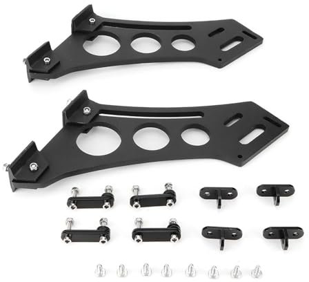 KUNIIS Neu kommt 10 Universal Auto Heckflügel Stamm Racing Heckspoiler Beine Halterungen CNC Aluminiumlegierung Auto Styling