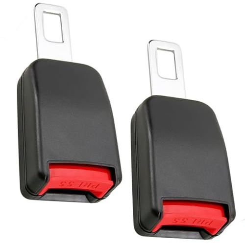 2 accessori per auto, accessori per interni, compatibili con il 95% di tutti, auto berlina, SUV, MPV (nero) (rosso e nero) (Rosso e nero)