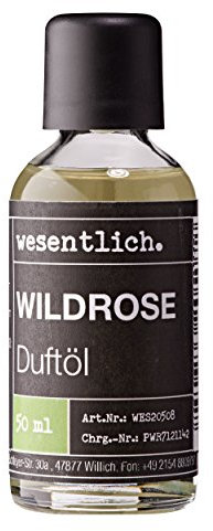 wesentlich. Duftöl Rose 50ml - feiner Duft für Diffuser und Lampe - als Raumduft oder zur Kerzenherstellung - pure Premium Öle aus Deutschland