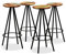vidaXL 4X Barhocker Barstuhl Tresenhocker Bistrohocker Thekenhocker Küchenhocker Bar Stuhl Hocker Tresenstuhl Thekenstuhl Recyceltes Massivholz