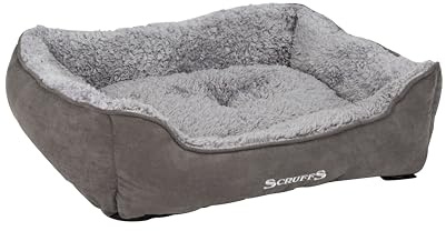 Scruffs Cozy Boxbett, mittelgroß, 60 x 50 cm, Grau