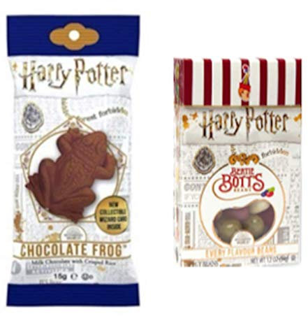 Harry Potter Jelly Belly Bertie Botts Bohnen 35g und Schokoladenfrosch