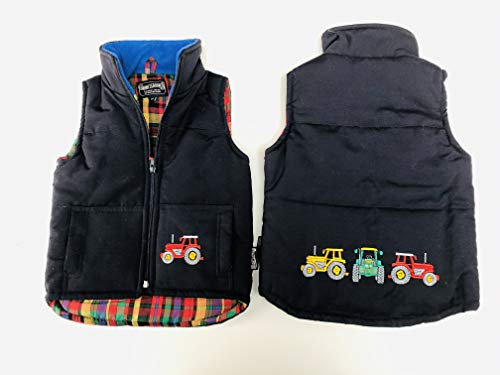 shire classics CHILD'S EMBROIDERED TRACTOR GILET BODYWARMER (LARGER 6-7 YEARS)