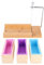 Savon faisant moule coupe-savon chocolat pouding moule 1200 ml bricolage Silicone boîte en bois ensemble avec échelle outils de cuisine manuels