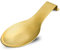 Repose-cuillère en acier inoxydable, support pour spatule, louche, support de repose-cuillère en acier inoxydable, finition brossée, passe au lave-vaisselle, 9,6 x 24,6 cm (couleur dorée)