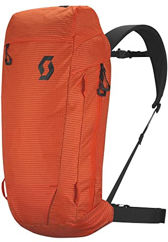 Scott Mountain 25 Pack Orange - Geräumiger minimalistischer Skitouren Rucksack, 25l, Größe 25l - Farbe Orange - Black