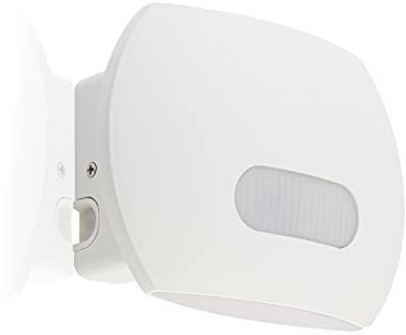 HUBER LED Wandlampe mit Bewegungsmelder 120° 20W, 1800lm I IP65 geschützte LED Außenleuchte mit Bewegungssensor I Wandleuchte innen, weiß