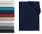 Hometex Premium Textiles Mikroflausch Spannbettlaken | Spannbetttuch Teddyflausch 100% Mikrofaser | Oeko-TEX®Standard 100 - In vielen Größen und Farben | 90-100 x 200 cm Navy