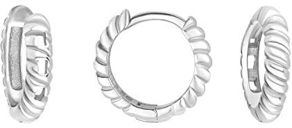 SOFIA MILANI - Damen Ohrringe 925 Silber - Croissant Creole - E1720