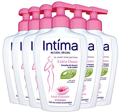Intima Natural Origins - Gel Extra-Doux - 6x200 ml