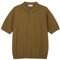 Diana Studio, Polo Rasata in Maglia - Uomo, 100% Cotone, Maniche corte, Casual Fit, Verde Military, L