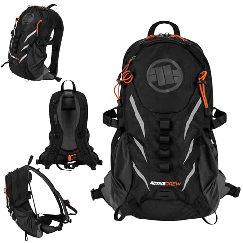 PITBULL Universaler Fahrrad Rucksack Wanderrucksack backpack Pit Bull West Coast Logo Sportrucksack Rucksäcke Männer und Frauen daypacks