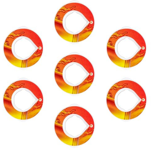 DENZYF 7 pièces Capsules de Saveur Gout Pods Air Gourde Pods Saveur, Pods de Gout de Bouteille D'eau Gonflable, Approprié Pour Sports de Plein air (𝑹𝒆𝒅 𝑩𝒖𝒍𝒍 Saveur Pods)