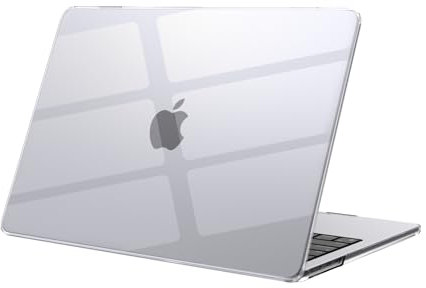 eleger Hülle kompatibel mit MacBook Air 15 Zoll M4 A3241 M3 A3114 M2 A2941, erschienen 2025 2024 2023, Harte Case für Mac Book Air 15, Kristallklar