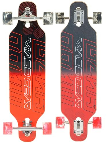 Madd Gear Cruiser Skateboard for Adults & Teens – Lightweight 31 Maple Deck – Smooth 70mm Wheels – Longboard (Flux)