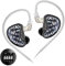 EZ EAR KZ AS24 PRO In Ear Monitor HiFi IEM, auricolare in-ear 8BA audio ad alta precisione Accordatura a 4 leve da 0,75 mm a 2 pin per musicisti e cantanti (version sintonizzazione, senza microfono)