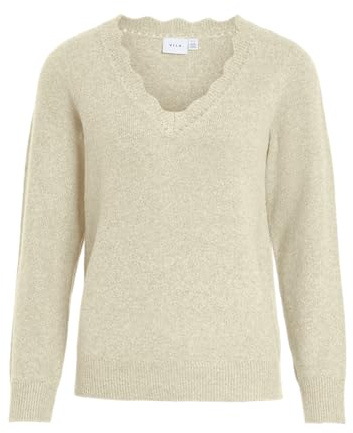 Vila Female Strickpullover VINIKOLINA V-Ausschnitt | Knitted Pullover
