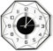 TopCity Large Classic Wall Clock 70CM / 27.5 Inch Black and White Metal Silent Non-Ticking Big Clocks Modern Decorative Battery Operated Wall Clock for Living Room,Kitchen,Dining Room,Office