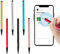 CULEO Penne per cellulari Penna per touch screen, stilo per tablet, stilo per touch screen comunemente utilizzato in tablet, telefoni cellulari e altri prodotti (6 articoli)