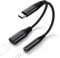 USB C to Jack 3.5 Adapter and Charging, 2-in-1 USB C Headphone Adapter Type C Aux Audio A-dapter with HiFi DAC Chip for iPhone 15 16 Plus Pro Max, Samsung Galaxy S25 S24 S23 S22 S21 Ultra, i-Pad Pro