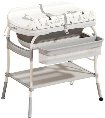 Babybadewanne/Wickeltisch BW2 2 in 1 Set Badewanne mit Wickeltischauflage