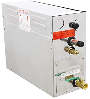 DMETE 6KW Generatore a Vapore Sauna Saun Room Wet Steam Machine Sauna Wet Steam Display Digitale Controllo Esterno a Vapore Veloce for casa Sauna Spa Le Sue funzioni Complete