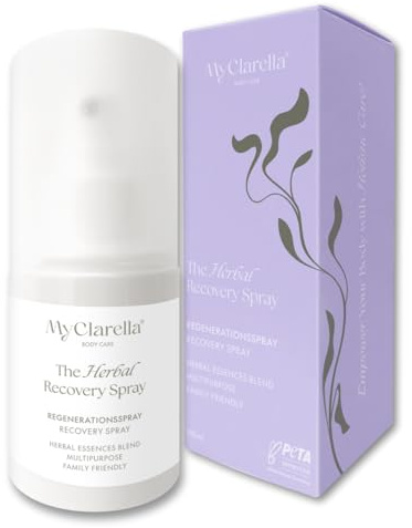 MyClarella® Regenerationsspray fürs Wochenbett/Intimpflege mit Calendula & Hamamelis/Bei vaginaler Geburt - The Herbal Recovery Spray