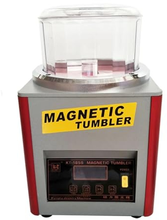 Strumenti for gioielli Macchina for lucidatura pietre preziose Tamburo magnetico Strumenti fai da te