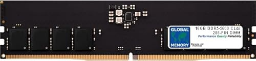 16GB DDR5 5600MHz PC5-44800 288-PIN DIMM MEMORY RAM COMPATIBLE WITH PC DESKTOPS/MOTHERBOARDS