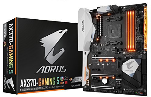 Gigabyte ga-ax370-gaming 5 AMD Ryzen AM4 X370 RGB Fusion Smart fan 5 HDMI M.2 u.2 USB 3.1 tipo C scheda madre ATX DDR4