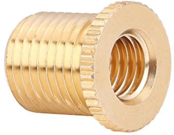 Keenso Auto Schaltknauf Gewindeadapter Adapter, Universal Auto Schaltknauf M8 M10 Gewindeadapter für die meisten M12 * 1,25 Schaltknauf (M8*1,25)