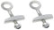Gazechimp Le Tendeur De Boulon De Régleur De Chaîne D'essieu De 2Pcs s'adapte Au