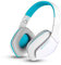 CSZH Cuffie da gioco wireless Bluetooth Headphones Cuffie Headban con auricolare per microfono con qualità audio migliorata e migliore equalizzazione per iPhone Samsung Smart Phone (bianco blu)