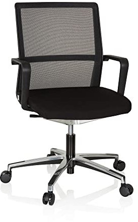hjh OFFICE 608904 Bürostuhl Move-TEC NET 3D Stoff/Netz Schwarz Drehstuhl für dynamisches & gesundes Sitzen