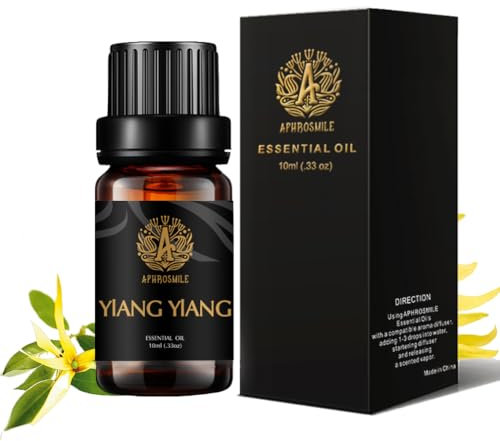 Aromatherapie Ylang Ylang Ätherisches Öl,100% reines Ylang Ylang Ätherisches Öl für Diffuser, 10ml Therapeutic Grade Ylang Ylang Ätherisches Öl für Luftbefeuchter,Aromatherapie Ylang Ylang Öl für Heim
