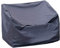 colourliving Schutzhülle Gartenbank Abdeckhaube Bank Gartenbank Abdeckung Robustes 420D Polyester anthrazit für 2 Sitzer und 3 Sitzer Gartenbank (160)