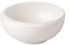 Villeroy und Boch - NewMoon Dipschälchen, kleine Schale für köstliche Dips und Fingerfood, Premium Porzellan, weiß, spülmaschinengeeignet