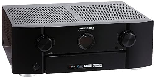 Marantz SR6015 9.2-Kanal AV-Verstärker, HiFi Verstärker, Alexa kompatibel, 7 HDMI Eingänge und 3 Ausgänge, 8K Video, WLAN, Musikstreaming, Dolby Atmos, AirPlay 2, HEOS Multiroom, Schwarz