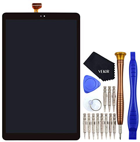 VEKIR Negro SM-T510 Pantalla LCD Pantalla táctil digitalizador Asamblea reemplazo Compatible con Samsung Galaxy Tab A 10.1 2019
