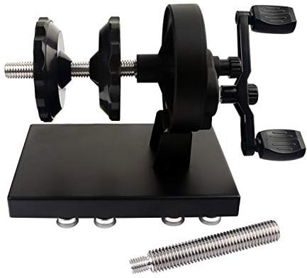 Clenp Angelschnurwickler, Tragbare Spinnrolle Angelschnur-Aufwickelmaschine Mit Saugnapf Schwarz