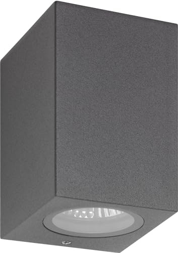 5052 Aussenwandl.graphit 1xGU10 max.6W LCD 5052